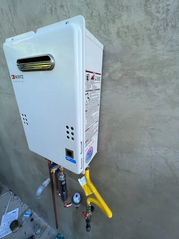 Tankless water heater installation for Frush Valley homes